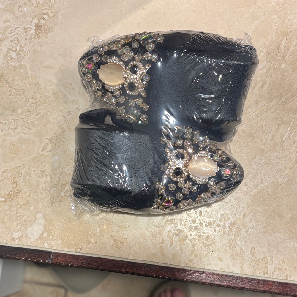 Source Unknown Black Embellished Flats